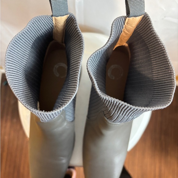 Gray Chelsea Bootie from Journee Collection - Picture 5 of 6